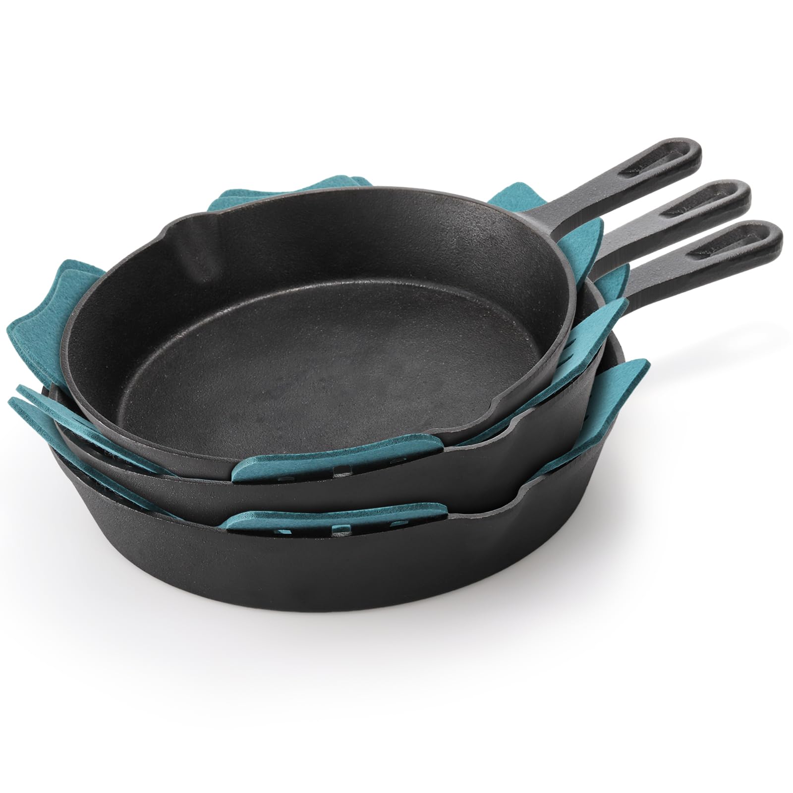 Lot De 20 Protections Pour Casseroles Et Poêles, 4 Tailles Différentes, En Feutre Haute Densité, Séparateurs Pour Empiler, Amortir Pour éviter Les Rayures Ou Les Marquages, Gris