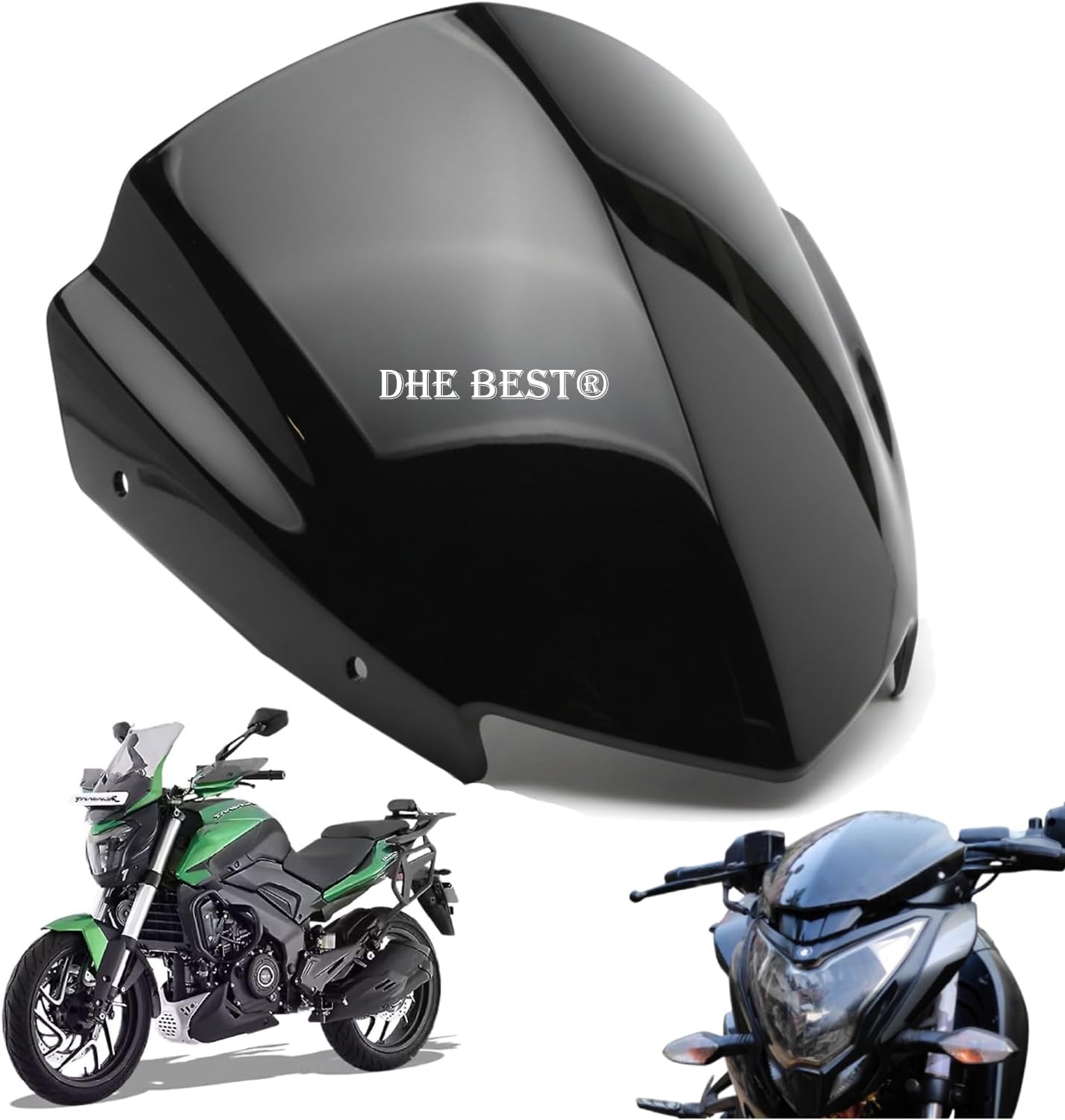 UV-Resistant Visor Offering Smooth Wind Blocking and Durable Protection for Dominar 400