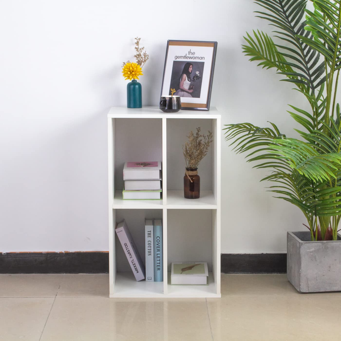 Armarios de vinilo - Almacenamiento de discos - Muebles de tocadiscos - blanco
