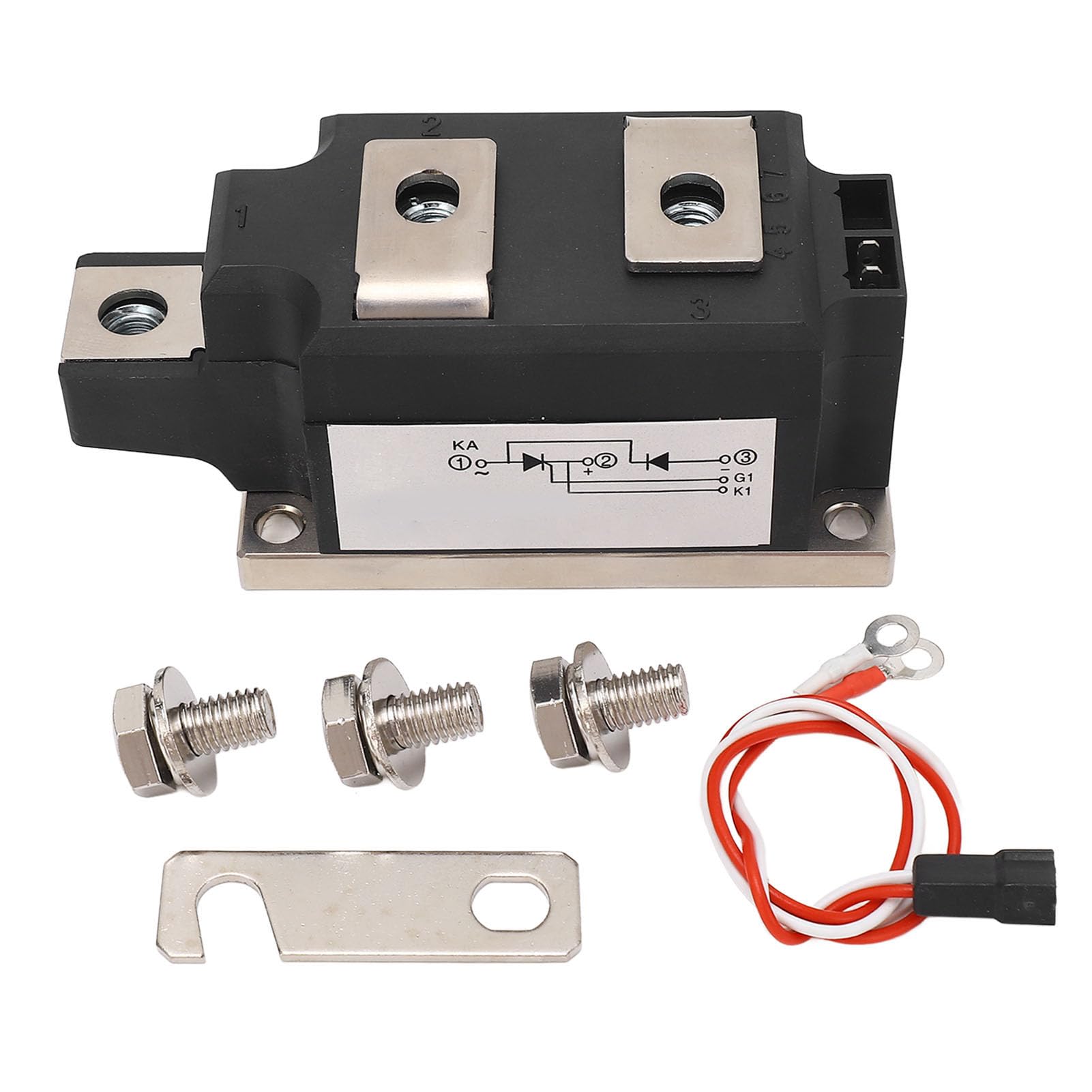 FTVOGUE Modulo Tiristore Modulo Raddrizzatore Controllato Al Silicio di Alimentazione Bidirezionale con Tensione di Picco 1600 V per Controllo di Potenza Industriale e Sostituzione del Raddrizzatore