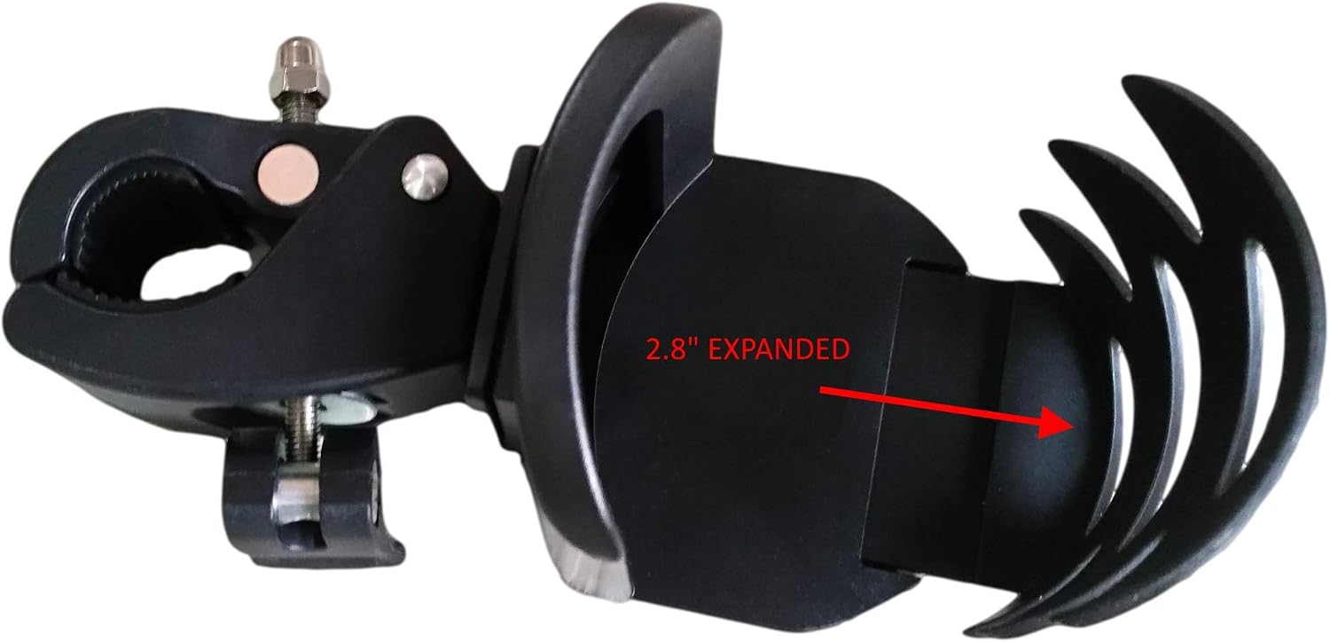 Crescendo CR-20 Cup Caddy - Drink Holder - Clamping - Microphone Stand - Music Stand - Unique - Lifetime Warranty