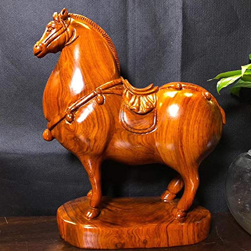 Amazon.co.jp: nice-buy ヴィンテージ 馬像 彫刻 木 唐 馬 アジアン