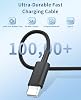 Cargador Tipo C Carga rápida, 2 unidades 25W USB C Adaptador de carga con cable de 6 pies | Carga súper rápida para Samsung Galaxy S26/S25/S24/S23/S22, Pixel 10/9/8/7 y iPhone 17/16/15 con cables USB C de 6 pies 7