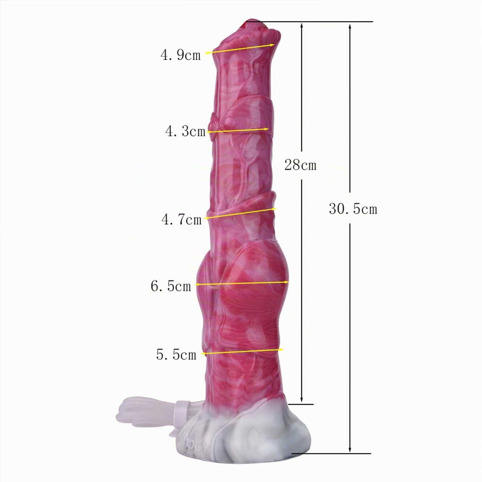 AMAZBEE Consolador squirt para hombres y mujeres consoladores anales de silicona con potentes ventosas consolador de caballo con función squirting juguete sexual para adultos (Pink)