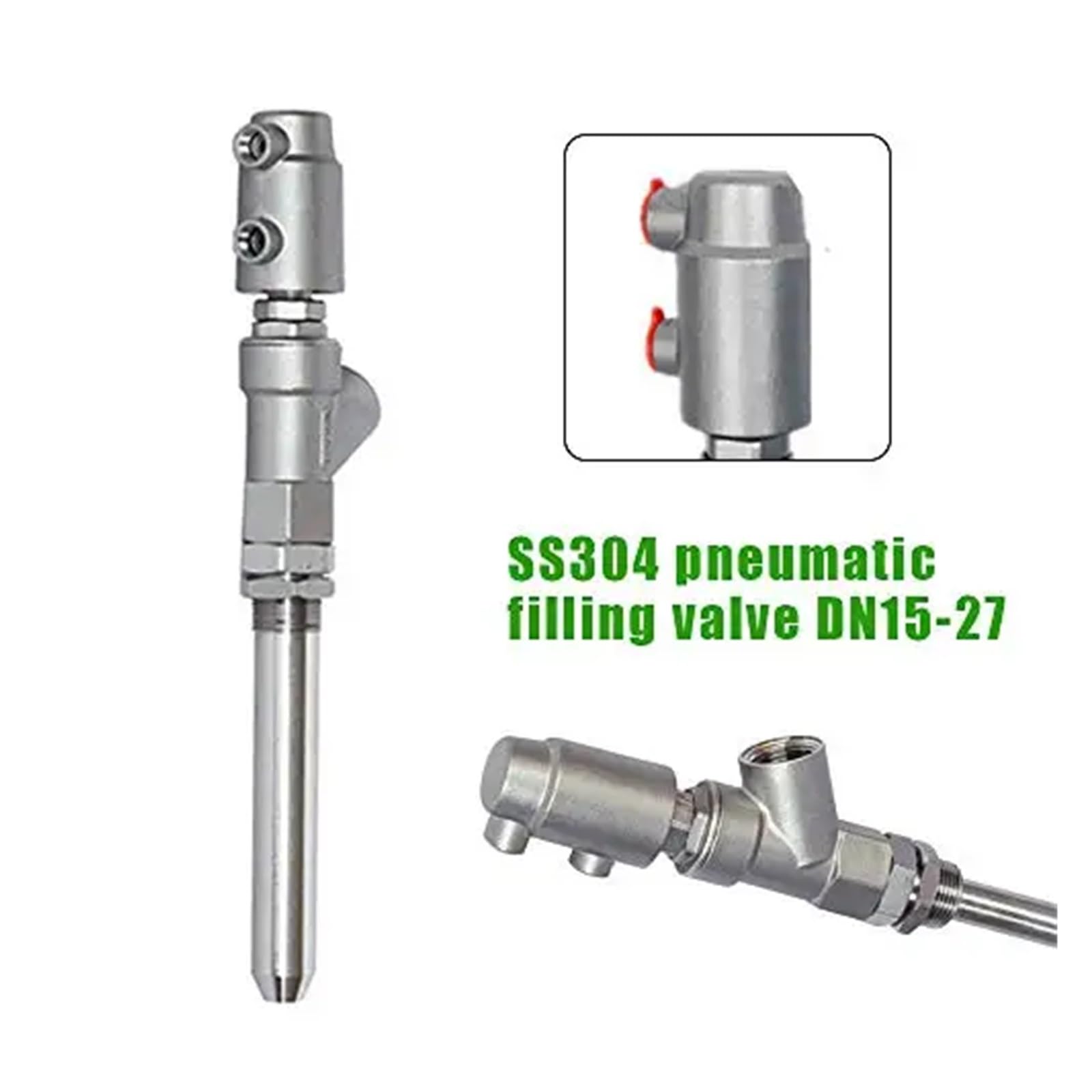 Anti-drip Pneumatic Valve Anti-Drop Filling Nozzle Filling Head Filling Machine Outlet Valve for Water Beverages Soy Sauce