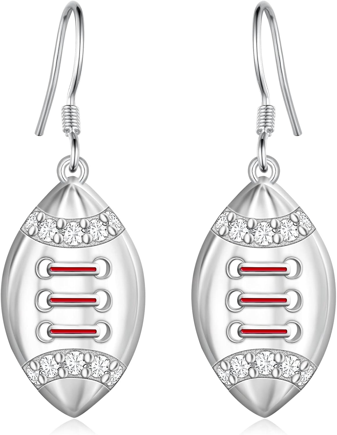 Football/Golf/Volleyball Earrings 925 Sterling Silver Sports Earrings for Women Sports Gifts for Girls
