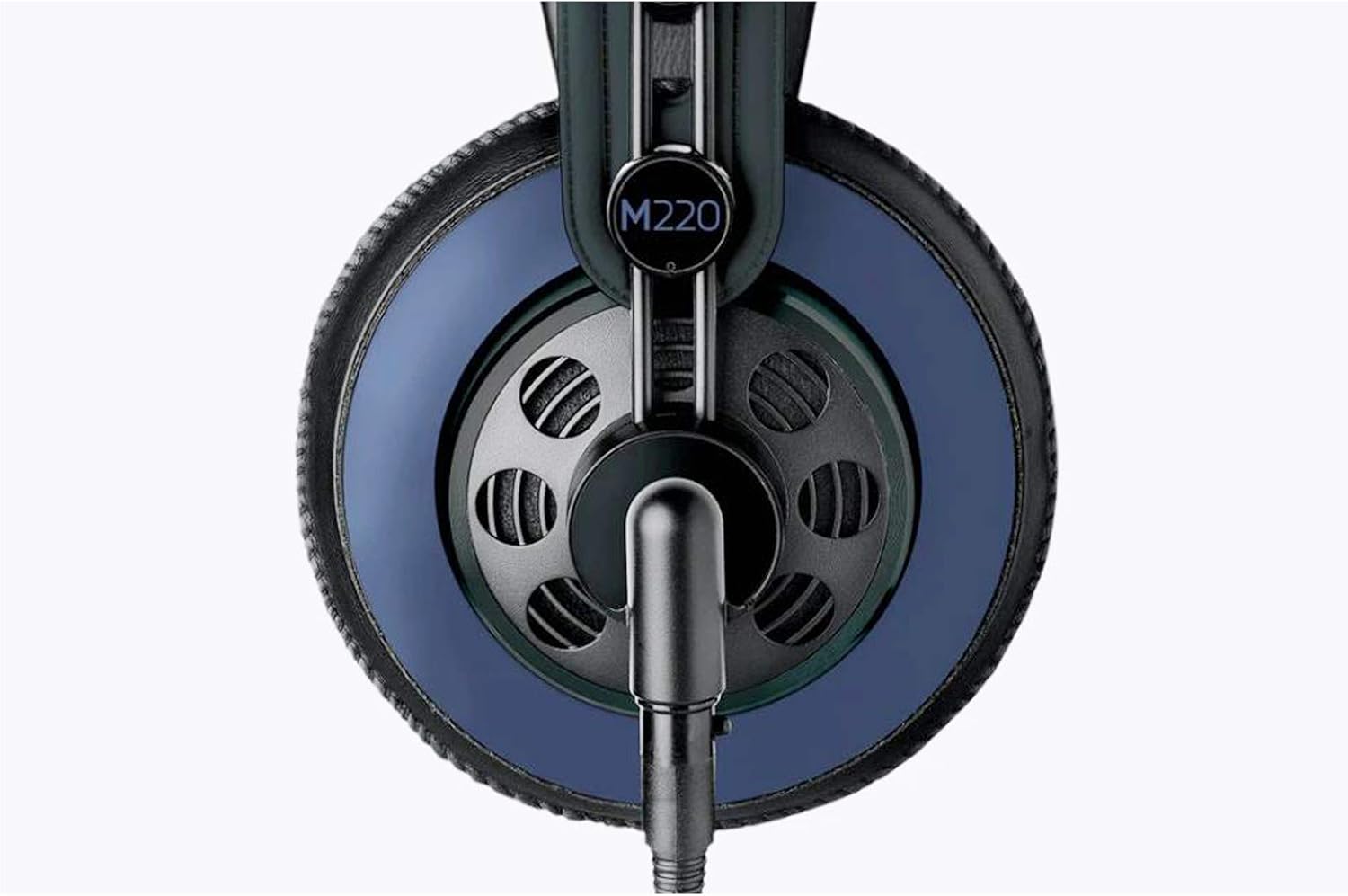 AKG M220 Pro Stylist Professional Large Diaphragm DJ Semi-Open High Definition Over-Ear Studio Headphones - White : Musical Instruments