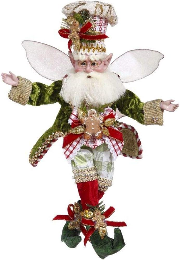 Mark Roberts 2020 Limited Edition Collection Gingerbread & Spice Fairy Figurine, Small 11'' - Deluxe Christmas Decor and Collectible