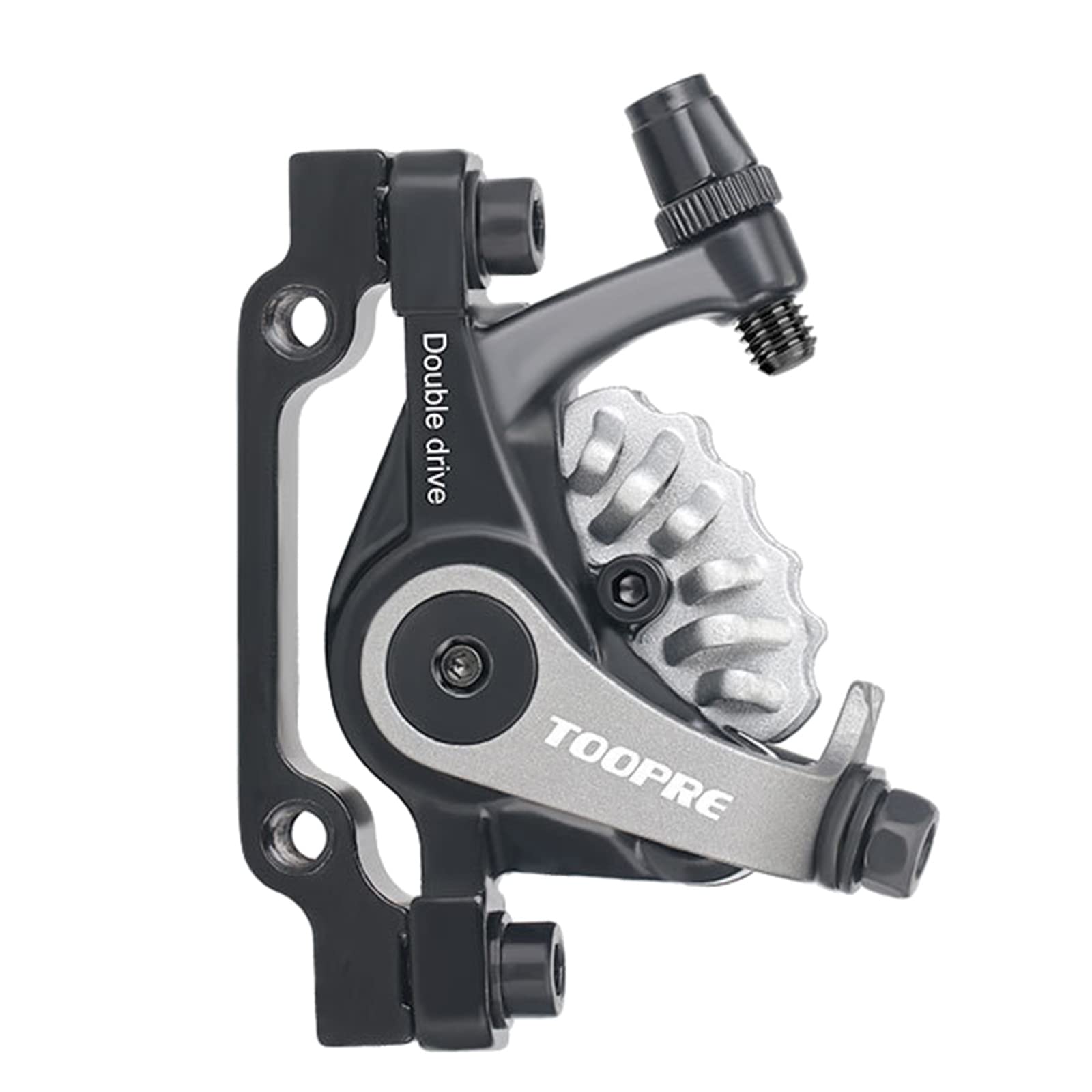 Étrier de frein bilatéral pour vélo électrique en alliage d'aluminium à double entraînement pour VTT et vélo de route