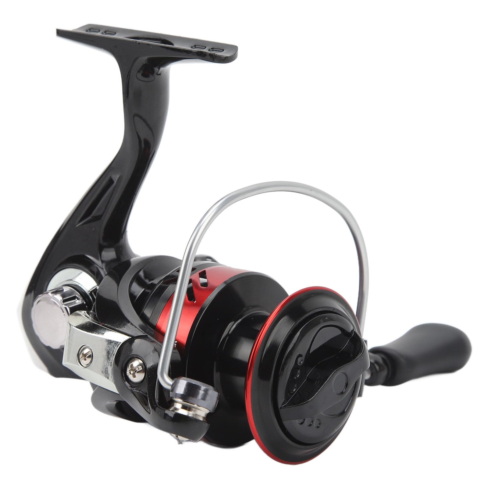 Amazon | ベイトキャスティング リール ブラック レッド 5.2:1 (AE5000