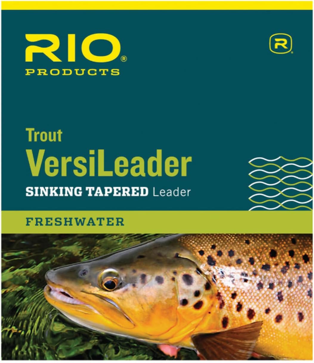 Rio Trout Versileader, Tapered Sinking Leaders, Freshwater Fly Line, 12lb Core, 7ft / 7ips