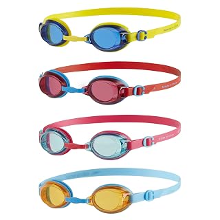 Speedo Junior Jet Swimming Goggles, Kids Free Size (Multicolor)