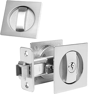 Dontay keyed pocket door lock