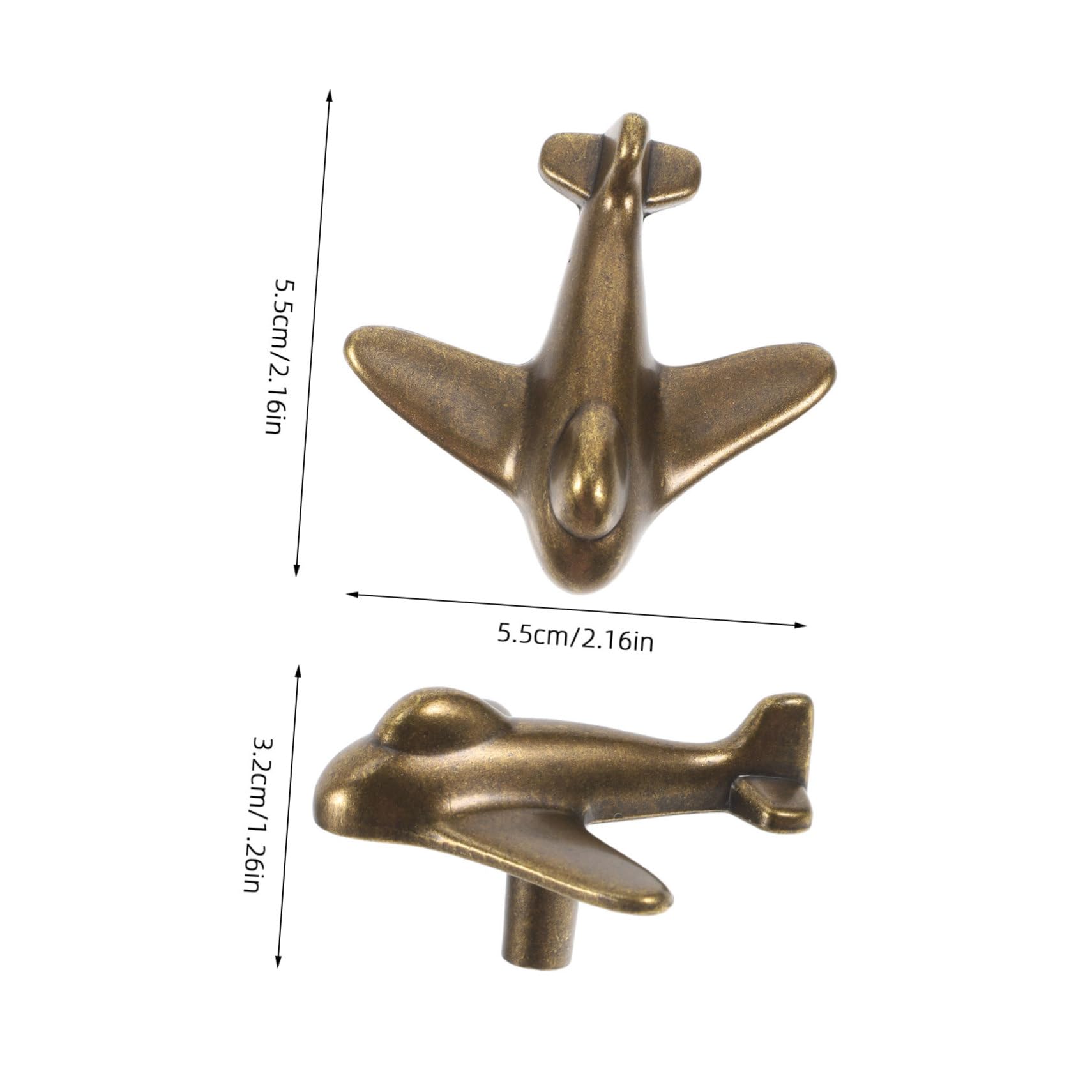 NAMOARLY Aircraft-Shaped Handle Decorative Knobs for Boys and Girls' Drawer Dresser Metal Pulls