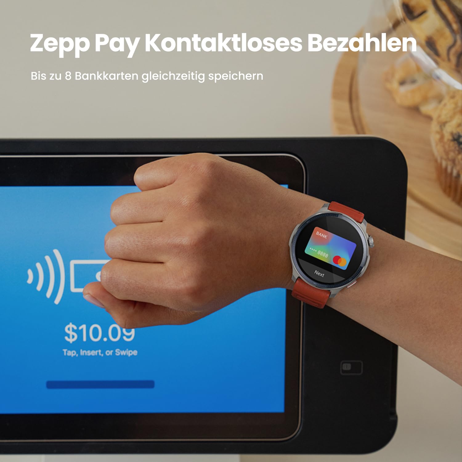 Amazfit Balance 2 Smartwatch 47mm 1.5'' AMOLED Sapphire Glass Dualband-GPS 21 Tage Akkulaufzeit 170+ Sportmodi