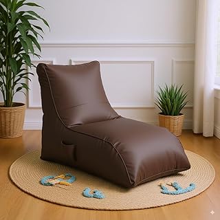 GIGLICK Jumbo Luxury Bean Bag Lounger with Beans Filled (Ready to Use) 6 Month Warranty for Home, Office, Bedroom, Playroo... Price In India