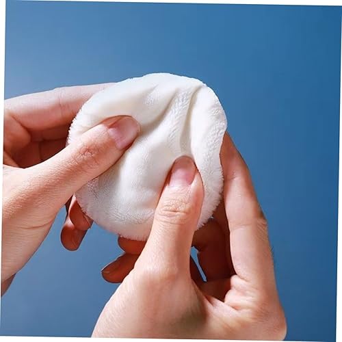 Miniatura 3 de NOLITOY 4 unids Polvo seco Puff Esponja Suelta Soplo de Polvo de Maquillaje Polvo de Algodón Puff Cuerpo Puff Fundación Puff Polvo Esponjoso Puff