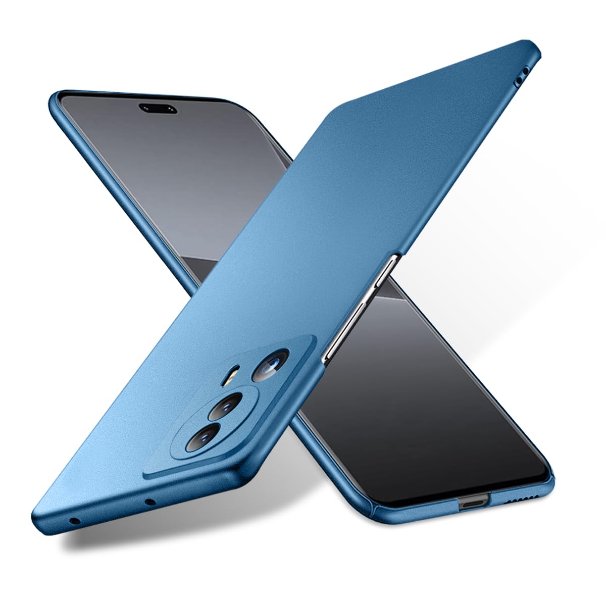 Bastmei Hülle Für Xiaomi 13 Lite 5G (2023) – Ultraleicht, Kratzfest, Mattierte Textur, Blau