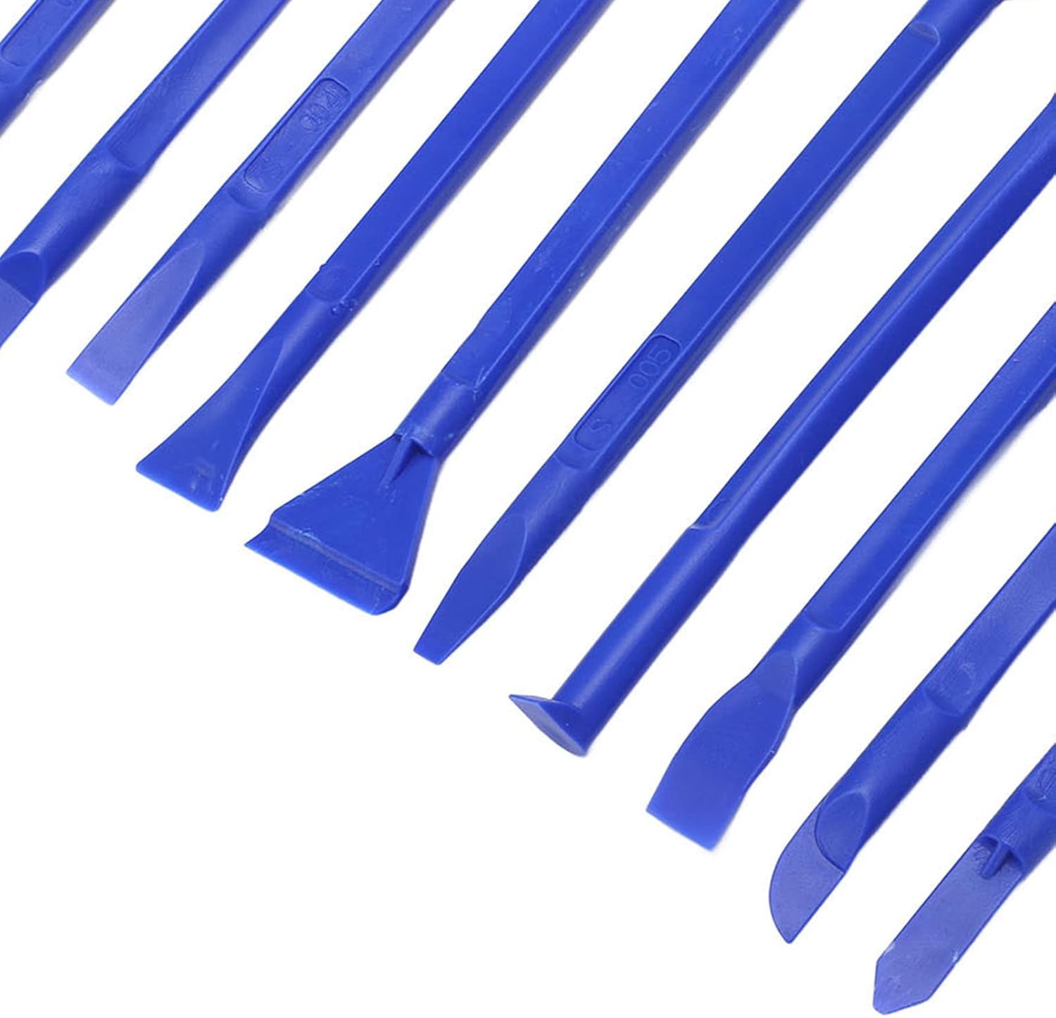 100PCS Antistatic Spudger Universal Cell Phone Repair Kit Soft ABS Plastic Pry Opening Tool Set Plastic Spudger for Phone Laptop Computer Electronics Repair(Blue)