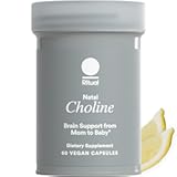 Ritual Natal Choline Supplement, 550mg, Supports Baby’s Cognitive Function When Taken During Pregnancy and Choline Content in Breastmilk*, 30 Day Supply