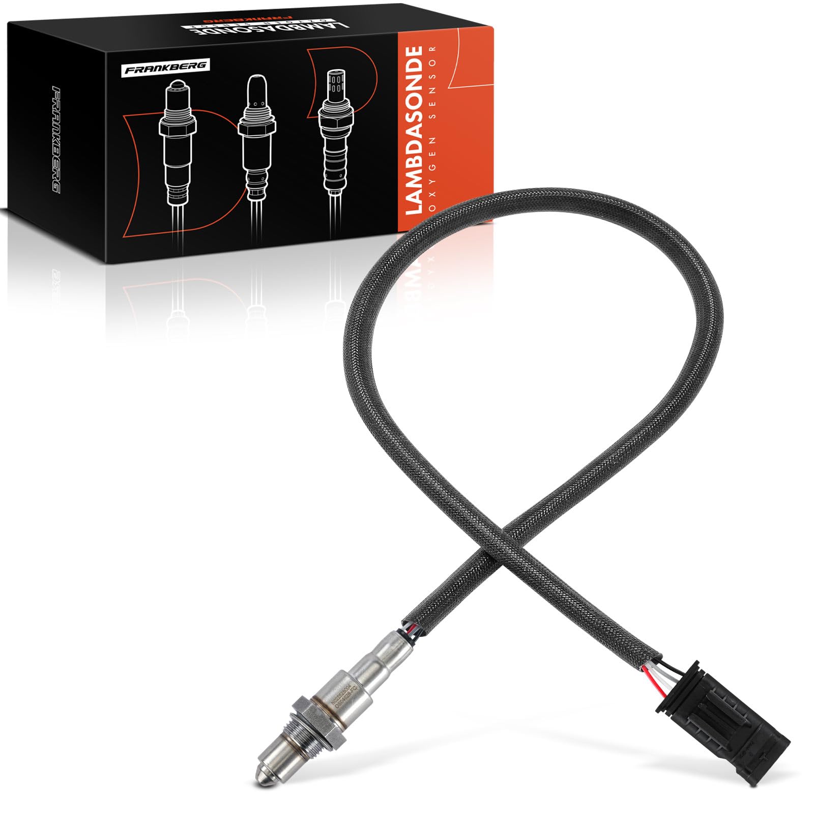 Frankberg Sistema di scarico sonda lambda sensore di ossigeno a valle | Compatibile con: 3 Gran Turismo F34, 4 Gran Coupé F36, Serie 5 F10, Serie 1 F21, 2 Coupé F22 F87, 4 Cabriolet F33 F83