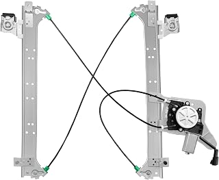 XIMAKA Rear Driver Side Power Window Regulator with Motor (2 Pins) for 2001-2006 Chevy Silverado 1500/3500, GMC Sierra, Cadillac Escalade - 741-578