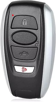 Smart Key Fob for Subaru 2018-2024, Alliskeys 4-Buttons Keyless Entry Remote Control Key Fob Replacement for Subaru Ascent Crosstrek Forester Impreza Legacy Outback STI WRX BRZ HYQ14AHK 434/8A
