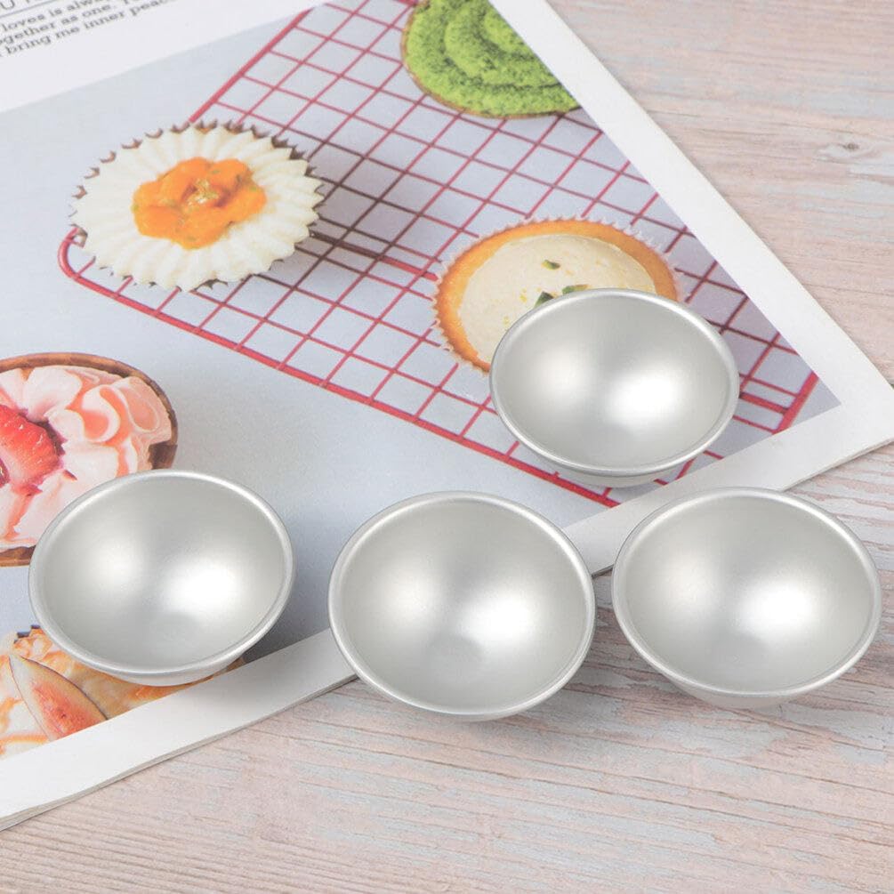 Yardwe 9 pack Semi Circle Tart 2.24 in Reusable Tart Pan for Egg Tarts Pudding Fruit Biscuits Mini Pies Easy Baking Tool for Afternoon Tea Family Dinner