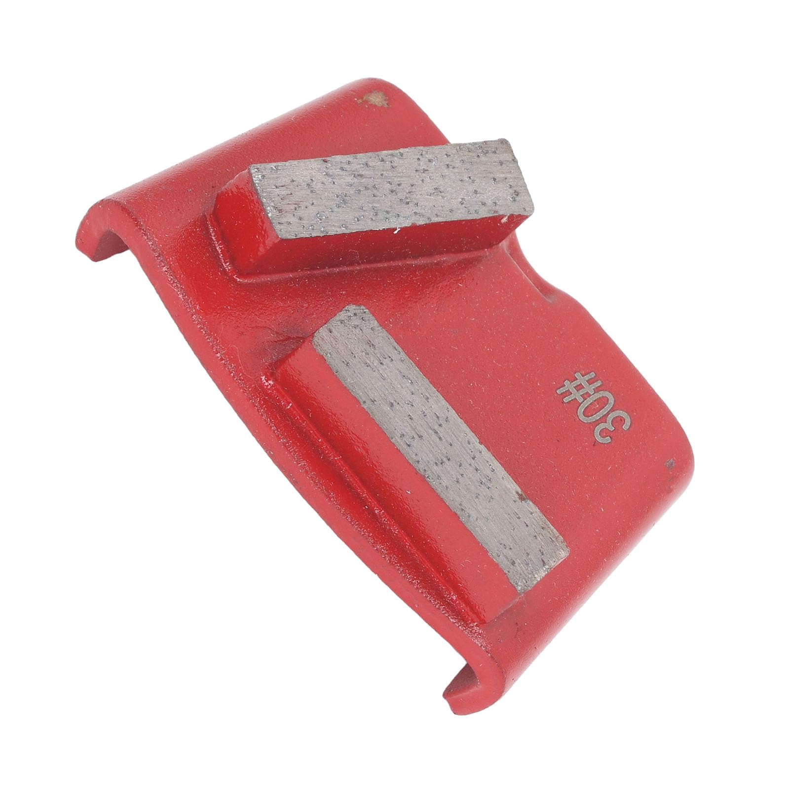 Beton-Schleifschuh, Lange Lebensdauer, Scharf, 30er Körnung, Verschleißfester Legierter Stahl, Geräuscharm, 3-teilige Trapez-Diamant-Schleifschuhe Zum Betonpolieren