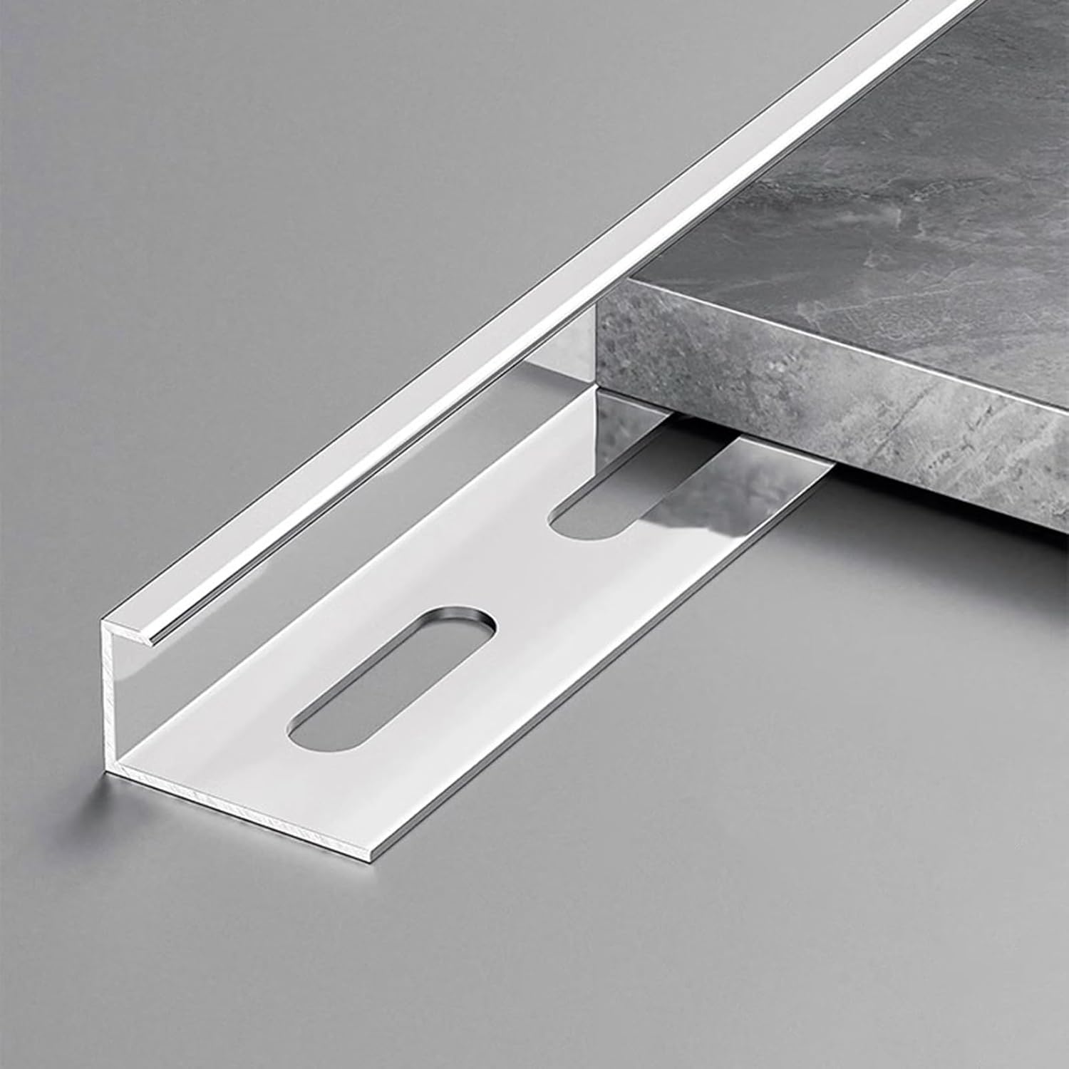 Door Threshold, Floor Transition Strip 3 Pcs Bar for Tile, 39 in Long Door Threshold Strips Cover Triml, Alloy Transitions Edge Gap