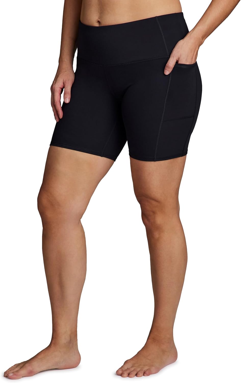 RBX Active Women's Plus Size Fashion Bike Shorts Athletic High Waisted Workout Yoga Biker Short with Pockets