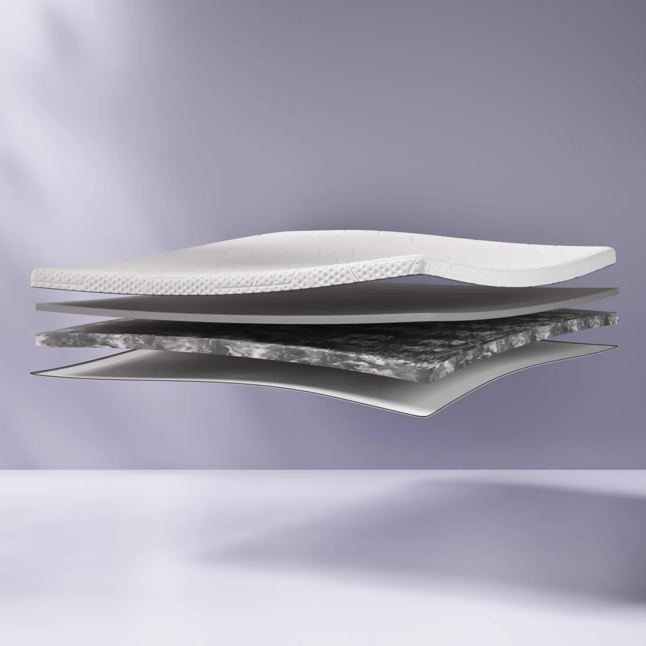 Surmatelas Emma Original Pro 140x190 cm, 8 cm | 2 Couches Thermorégulantes & Ferme | Mousse HRX | Housse Amovible et Lavable | Prolonge la Durée de Vie du Matelas