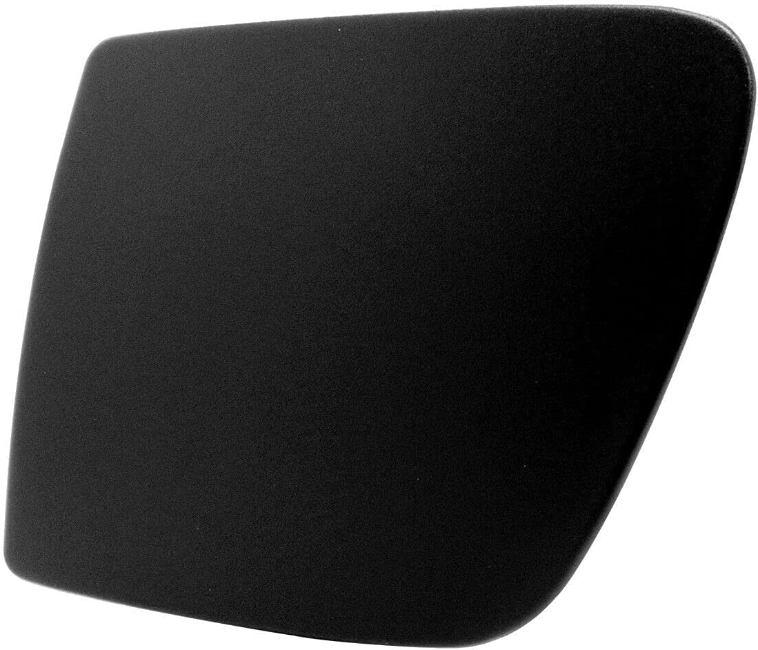 Cobra Tek Fuel Tank Gas Door Cover Self Adhesive | Fits 2005-2012 Corvette | Black Color Stainless Steel Exterior Accessories