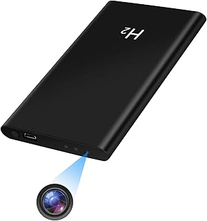 UYIKOO Telecamera Nascosta Spia 2 in 1 Mini Telecamera Nascosta con Banca di Alimentazione da 5000 mAh per Supporto per Telecamera di Sicurezza Domestica Visione Notturna e Registrazione in Loop UYIKOO Telecamera Nascosta Spia 2 in 1 Mini Telecamera Nascosta con Banca di Alimentazione da 5000 mAh per Supporto per Telecamera di Sicurezza Domestica Visione Notturna e Registrazione in Loop