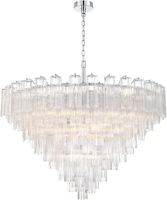 Crystorama Addis 49'' Polished Chrome Chandelier