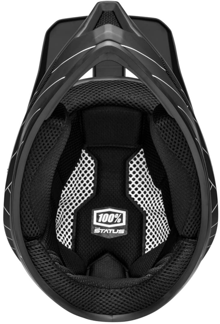 100% L80010-00004, Casco Unisex Adulto, Black, L