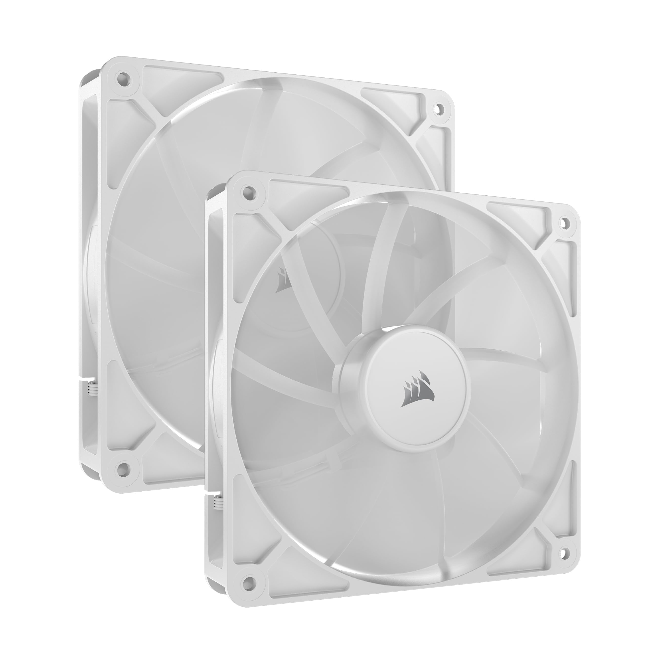 Pack de 2 ventilateurs PWM 140mm - CORSAIR - RS140 - Blanc
