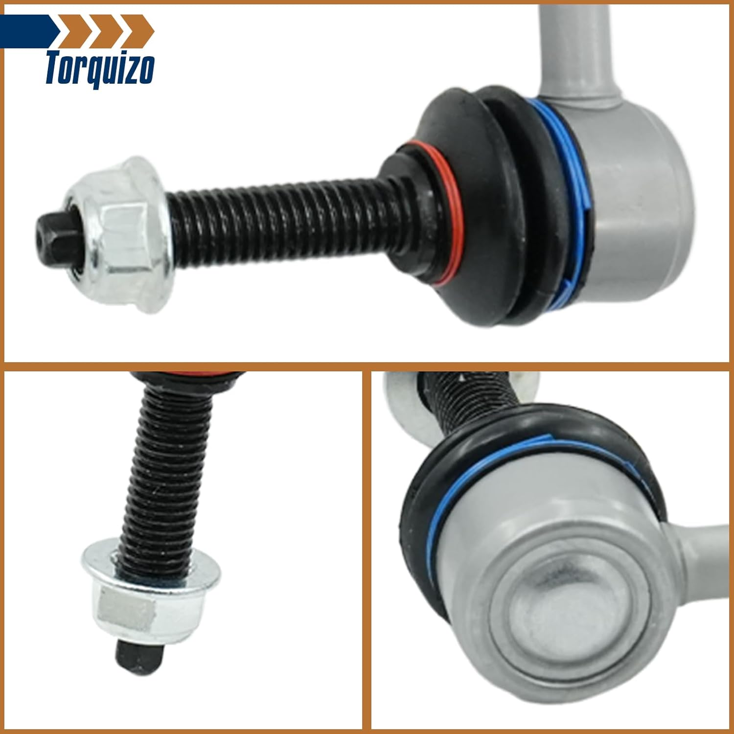 4PCS Sway Bar Links Kit compatible with Dodge Durango 2011-2015, for Jeep Grand Cherokee 2011-2015, Front & Rear Stabilizer Bar Links Replaces OE K750573 K750579 K750578