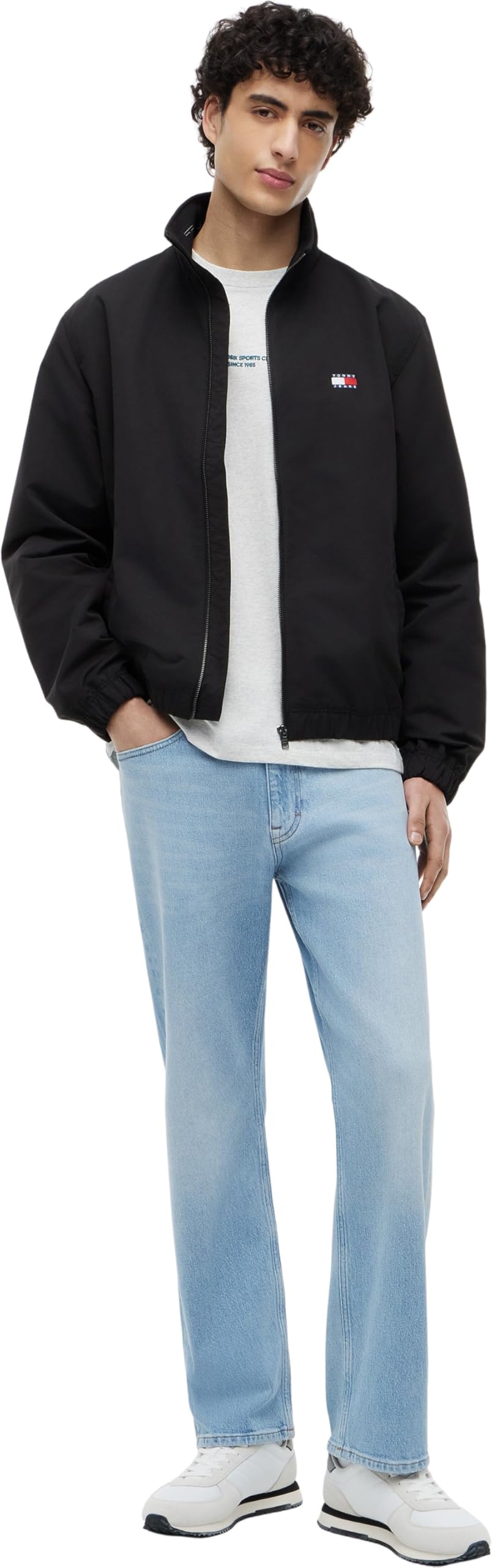 Tommy Jeans Kurtka męska TJM ESSENTIAL EXT DM0DM22720 Inne kurtki, CZARNA (Czarna), S, czarny (czarny), S