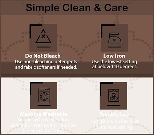 Miniatura 6 de KH - Funda para sofá, reversible, acolchada, lavable, de estilo marroquí, resistente al desgarro y al agua, con varillas de espuma y correas