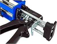 Vista 5 de Pistola aplicadora de doble cartucho 1:1 y 2:1 de 6.8 fl oz para dispensar adhesivo de enlace de panel, rellenos, epoxi estructural, epoxi