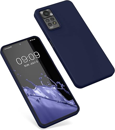 Miniatura 5 de kwmobile Funda compatible con Xiaomi Redmi Note 11 Pro  11 Pro (5G)  12 Pro (4G) - Funda de silicona TPU con acabado suave - Gris Verde