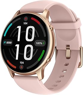 TUYOMA Smartwatch Women's 1.32 Inch Smart Watch Sports Watch, IP68 Waterproof Fitness Watch Women with Heart Rate, SpO2, S...