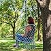 Equip Macrame Outdoor Hammock Chair, Cotton Blend, Capacity 250 lb., Green, Blue, White, 47'' H x 24'' W (99737)