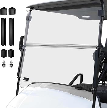 Golf Cart Windshield 3/16" 5MM for EZGO TXT 1995-2013 Gas & Elec