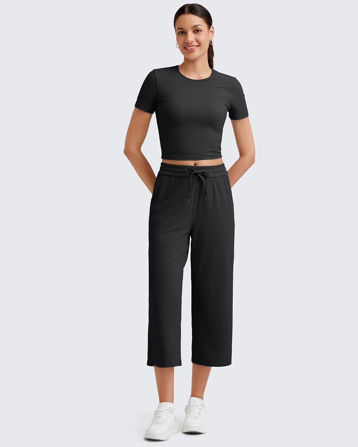 G4Free Workout Shirts Women Slim Fit Athletic Gym Work Out Tops Crop Short Sleeve Basic Yoga Tshirts Casual Summer - Image 7