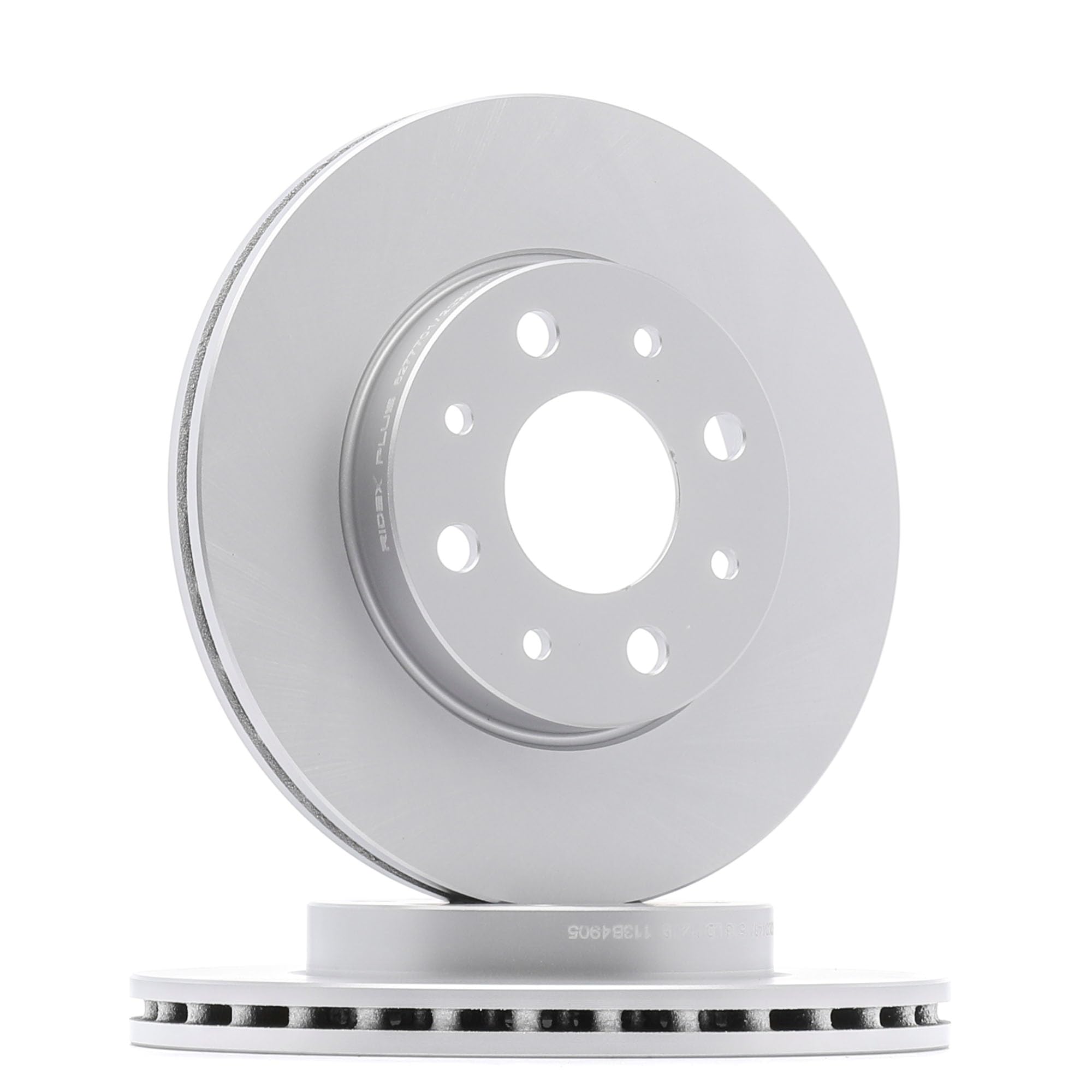 RIDEX PLUS 82B0406P 2x Disco freno Anteriore con bulloni/viti Compatibilità con FIAT 500 312