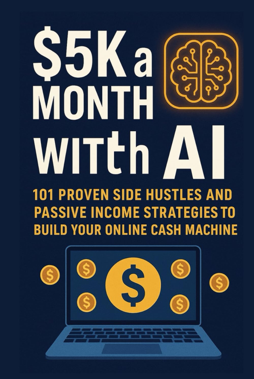 $5K a Month with AI: 101 Proven Side Hustles and Passive Income Strategies to Build Your Online Cash Machine::