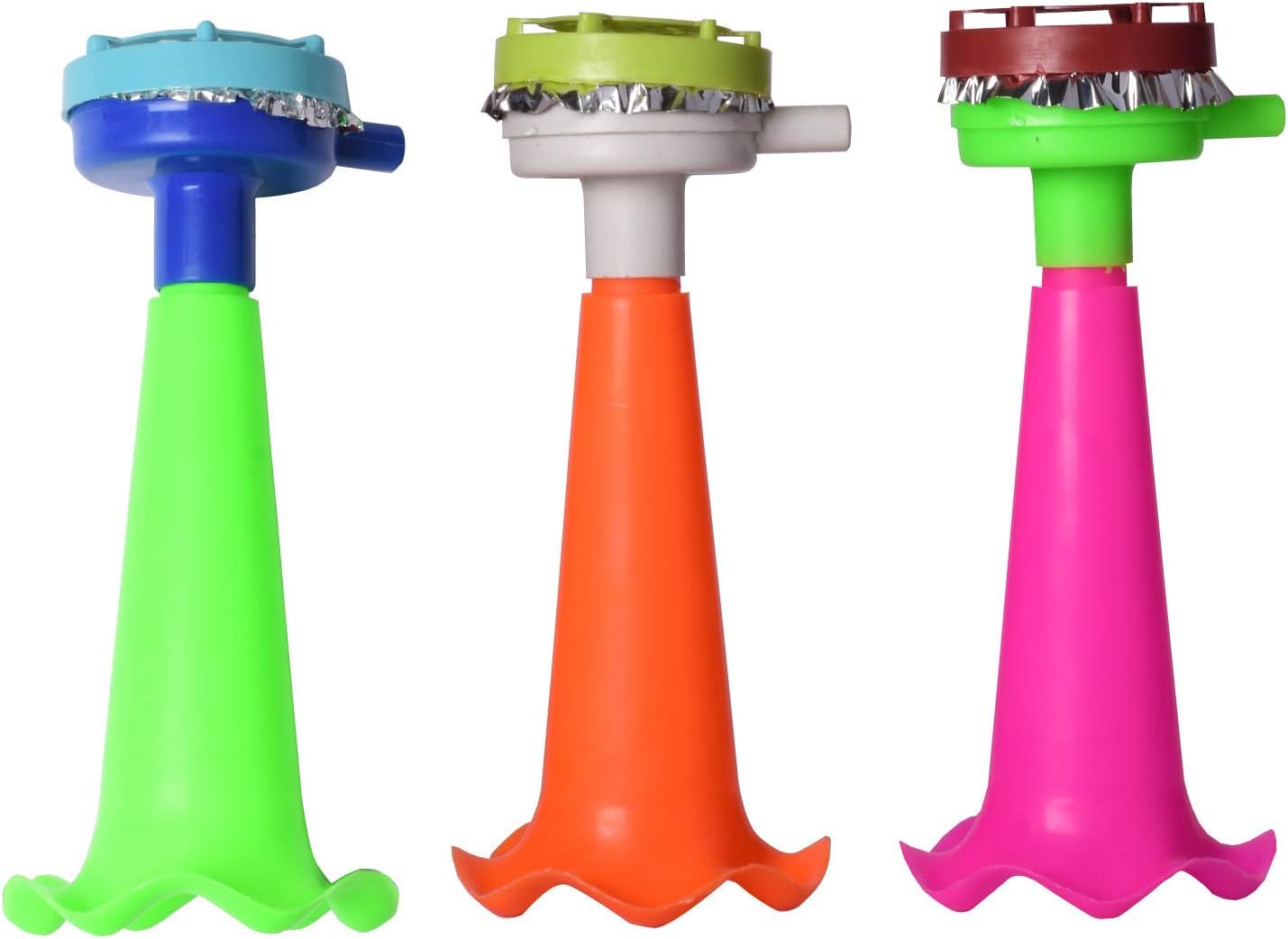 TEDTECH Noisemaker Party Supply Small Flower Horn (Set of 3)