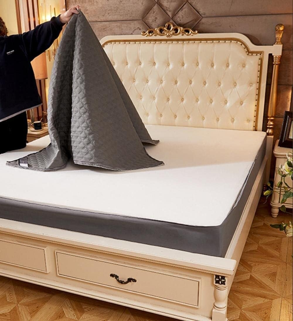 Wcxixo Zippered Mattress Encasement 6 Side Protection Breathable Waterproof Mattress Storage Bag for Moving Storage Reusable Cover Thick Mattress Protection